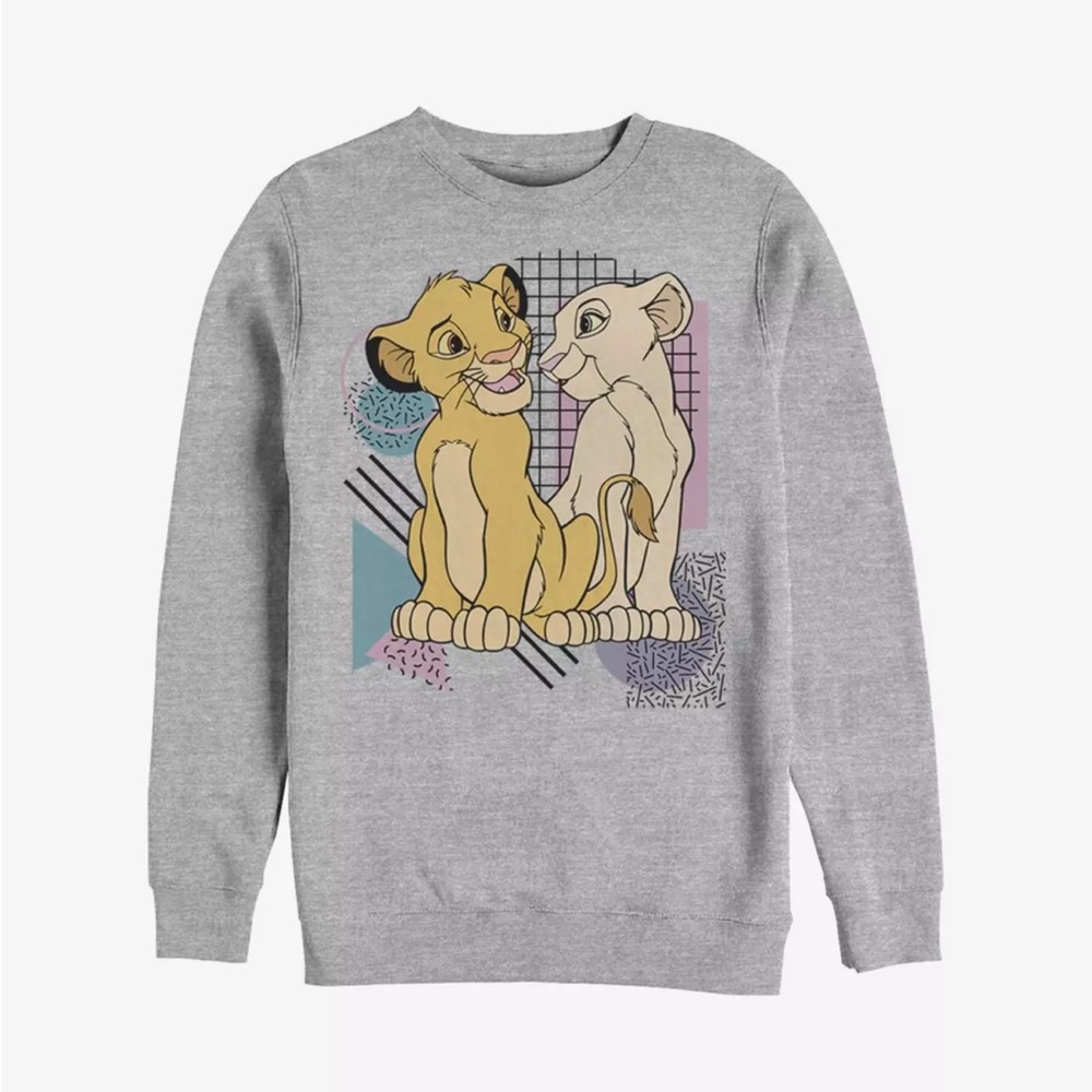 Gently worn Simba and Nala sweatshirt size small